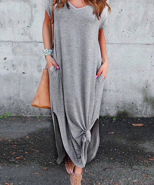 See Me Pocket Maxi Casual Dress 2