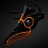 Halloween Plague Beak Doctor Mask for Prom Festival Party Supplies Orange 3