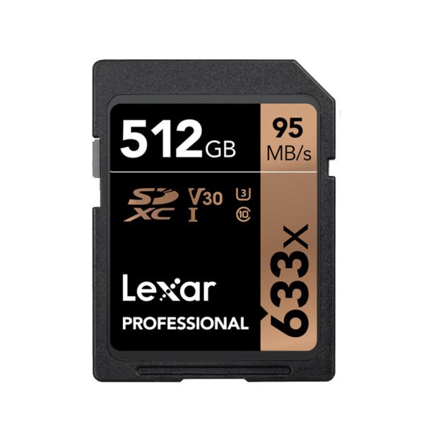 Lexar 633X SD Memory Card Storage Card 512GB Black 2