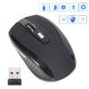 2.4GHZ Portable Wireless Mouse Cordless Optical Scroll Mouse for PC Laptop gray 3