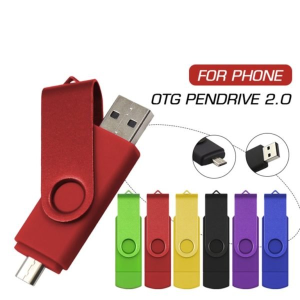 OTG USB 2.0 Flash Drive for Micro USB Port Smartphone - 16GB (Six Colors Available) 2