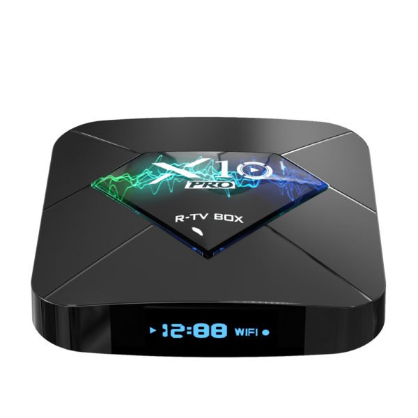 Android 8.1.0 R-TV BOX X10 PRO TV BOX Amlogic S905X2 Quad Core 4G + 64G UK Plug 2