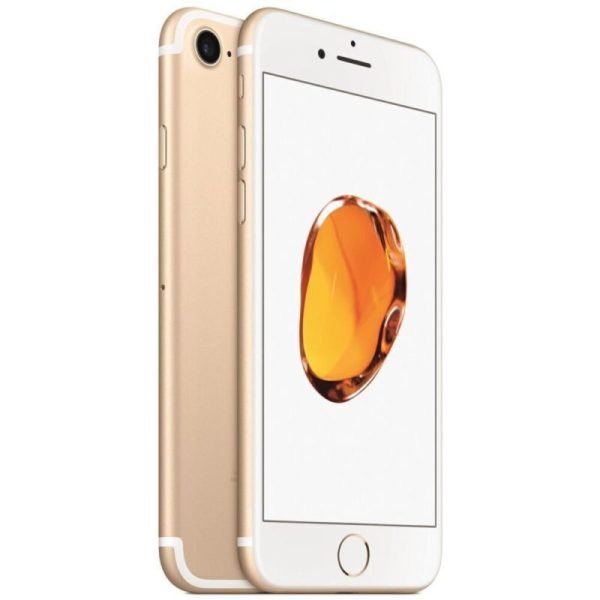Refurbished Unlocked Apple iPhone 7 - 256GB ROM, Quad-core, 12.0MP Camera, IOS, 1960mA Battery, Fingerprint, Gold - UK Plug 2