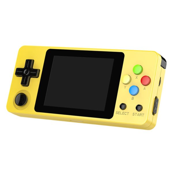 LDK Second Generation Game Console Mini Handheld Family Retro Games Console yellow 2