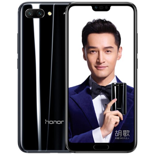 Huawei Honor 10 6+64GB Smartphone 5.84 inch Android 8.1 Octa Core Mobile Phone Face ID NFC 3400mAh Battery Chinese OTA Black 2