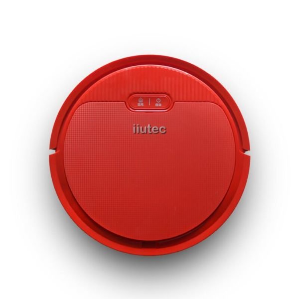 iiutec-V2 Intelligent Robot Vacuum Cleaner - 2600mAh,Self-Rechargeable,Blutooth Controlled,Red 2