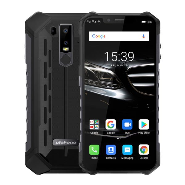 Ulefone Armor 6E Rugged phone - 4GB RAM, 64GB ROM, 6.2 Inch display, Android 9.0, Helio P70 ( MT6771T ), 5000mAh Battery - Black 2