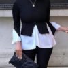 Layered Contrast Long Sleeve Top 3