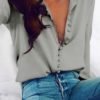 Sexy Long Sleeve Loose Blouses 3