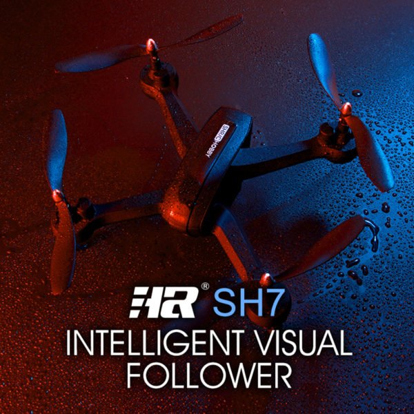 HR SH7 1080P WIFI FPV Camera RC Drone Remote Control Quadrocopter Drone with Camera - Black 2