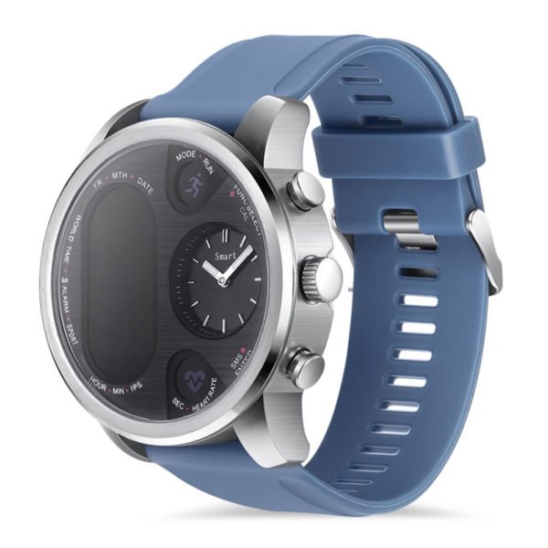 T3 Color Screen Smart Bracelet Heart Rate Blood Pressure Sleep Monitor - Blue 2