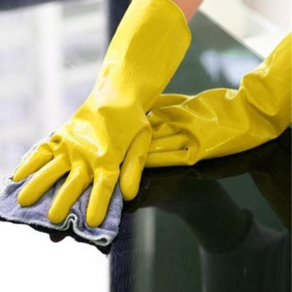 Reusable Dishwashing Rubber Gloves 2