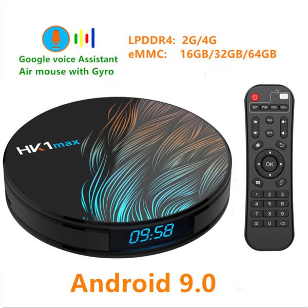 HK1 Max Android 9.0 4K Wifi Smart TV Box - 4GB RAM, 64GB ROM, US Plug 2