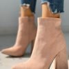 Suede Chunky Heeled Ankle-Boots 3