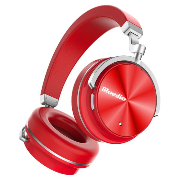 Bluedio T4 Active Noise Cancelling Wireless Bluetooth Headphones Headset with Microphone for Phone Red 2
