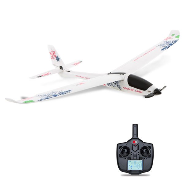 XK A800 4CH 780mm 3D6G System RC Glider Airplane Compatible Futaba RTF 2