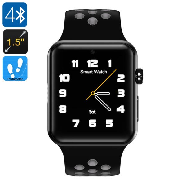 DM09 Plus Smart Watch Phone - Bluetooth 4.0, 1.5-Inch OLED Display, 1 IMEI, SMS, Calls, Social Media Notifications, Pedometer 2