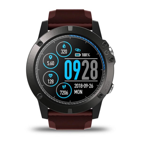 Zeblaze VIBE3 PRO Smartwatch for IOS & Android - IP67 Waterproof, 1.3 Inch, Color Touch Display, Heart Rate Monitor (Red) 2