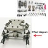 1:16 Metal Chassis Accessories DIY Upgrade Modified Metal Parts 3