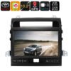 Two DIN Car Media Player - For Land Cruiser, 10.2 Inch, Android 9.0.1, Bluetooth, GPS, WiFi, 3G&4G, Octa-Core CPU, 4GB RAM 3