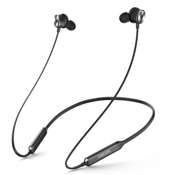 Dacom L10 Active Noise Cancelling Wireless Headphones Bluetooth V4.2 Cordless Neckband Sport Earphones Black 2