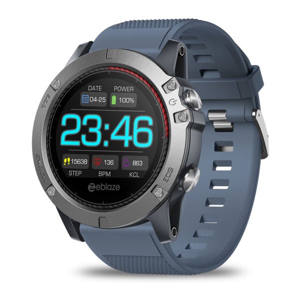 Zeblaze VIBE3 ECG Smart Watch Men Sport Waterproof Electrocardiogram Sleep Monitoring Fitness Tracker Blue 2