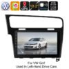 One DIN Car Stereo VW Golf - Android 9.0.1, GPS, Bluetooth, WiFi 3G&4G Octa-Core CPU, 10.2-Inch HD Display, CAN BUS 3