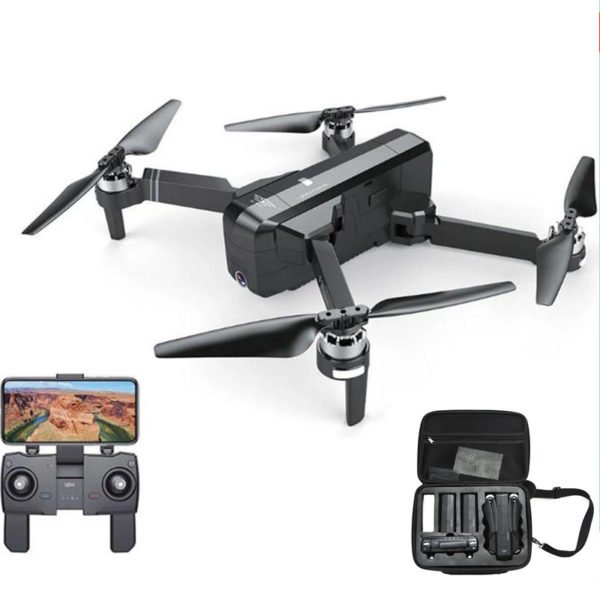 SJRC F11 GPS 5G Wifi FPV With 1080P Camera 25mins Flight Time Brushless Selfie RC Drone Quadcopter Black 3 Battery 2
