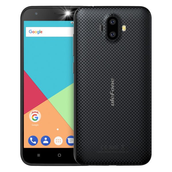 Ulefone S7 Smart Phone - 5 Inch, Android 7.0, MTK 6580 Quad-core 32-bit 1.3GHz, 1GB RAM 8GB ROM - Black 2