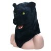 Funny Tools Activity Props Talking Plush Leopord Mask Handmade Props black 3