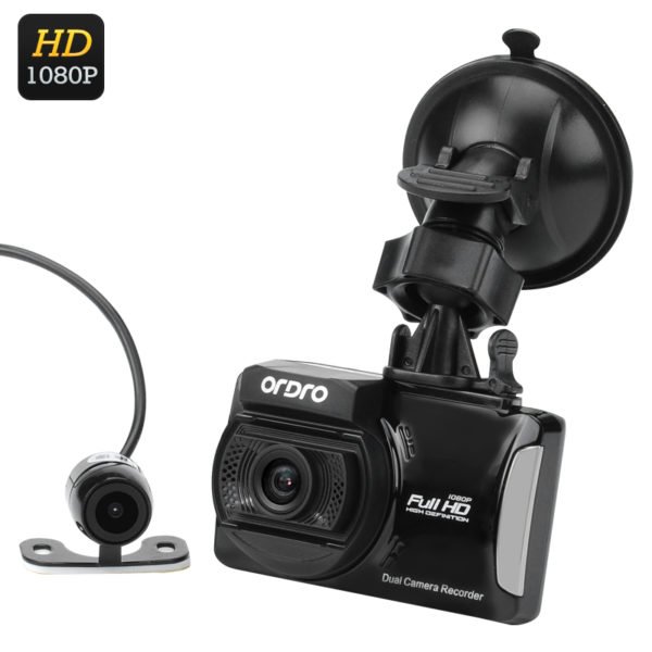 Ordro Q503 Full HD Car DVR + Parking Camera - 1/3 Inch CMOS, 1080P HD, 3 Axis G-Sensor, Loop Recording, Motion Detection 2