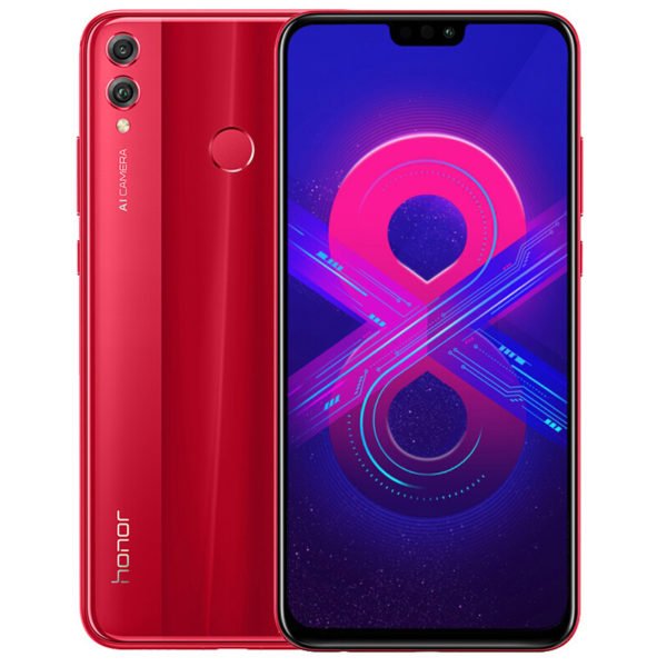 Huawei Honor 8X Mobile Phone 6.5 inch 4+64GB Android 8.1 Kirin 710 Octa Core 4G Smartphone Dual Rear Camera US Version - Red 2