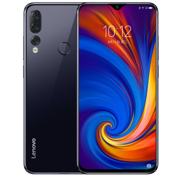 Lenovo Z5S Smartphone - 4G RAM 64G ROM, 2340X1080 Snapdragon, SDM710, Octa-core Triple Rear Camera, Face ID - Gray, US Plug 2