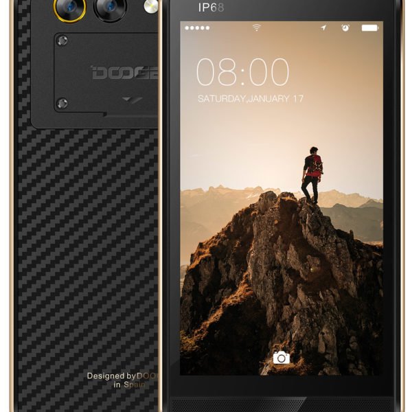 DOOGEE S30 5.0 Inch IP68 Waterproof Smart Phone-Gold 2