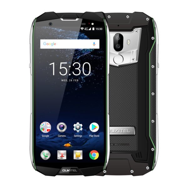 OUKITEL WP5000 Smart Phone - 5.7 Inch, 6GB RAM, 64GB ROM, Android 7.1, Green 2