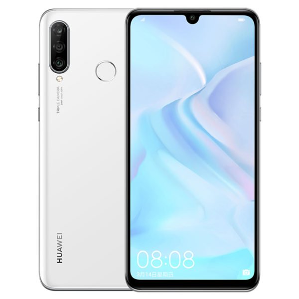 Huawei P30 Lite Nova 4e Smartphone 6.15 inch Kirin 710 Octa Core Android 9.0 32MP 4*Cameras Pearl White_6+128G 2