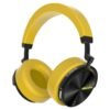 Bluedio T5S Active Noise Cancelling Wireless Bluetooth Headphones Portable Headset with Microphone - Yellow 3