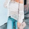Fishnet Hollow Out Casual Top 3