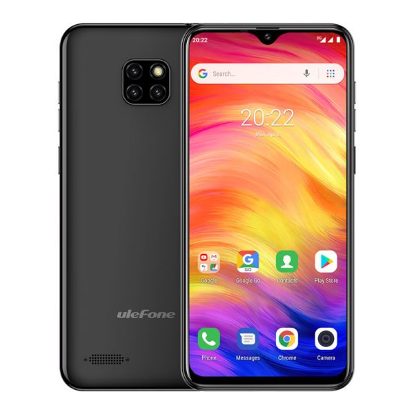 Ulefone Note 7 3G Phablet 6.1 Inch Android 8.1 (Go Edition) MT6580A Quad-core 1.3GHz 1GB RAM 16GB ROM Smartphone Black 2