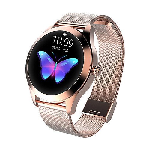 KW10 Smart Watch BT Fitness Tracker Support Notify/Heart Rate Monitor Sport Stainless Steel Bluetooth Smartwatch Compatible IOS/Android Phones 2