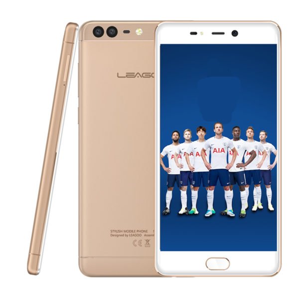 LeagooT5c Smart Phone - 3GB RAM 32GB ROM, 5.5 Inch, Android 7.0 system, Core 1.8GHz - Gold 2