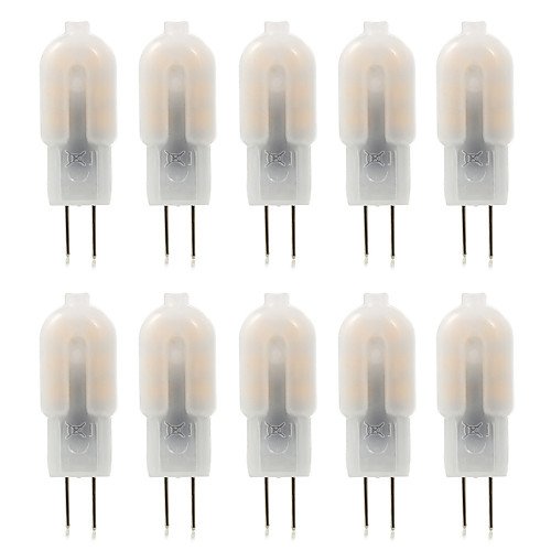 YWXLIGHT 10pcs 3 W LED Bi-pin Lights 300-360 lm G4 T 12 LED Beads SMD 2835 Decorative Warm White Cold White Natural White 220-240 V 12 V / 10 pcs / RoHS 2