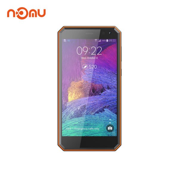 Nomu M6 smartphone 5.0" 2GB+16GB MTK6737T Android 6.0 13.0MP 1280x720 3000mAh IP68 Waterproof Mobile Phone orange 2