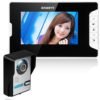 7 Inch Video Door Phone Doorbell Intercom Kit 1-Camera 420TVLine CMOS 1-Monitor Night Vision One to One Hands-free Wall Mounting 3