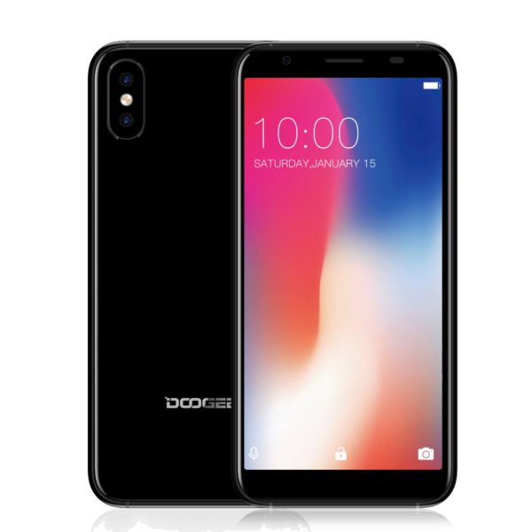 DOOGEE X55 5.5 Inch 2800mAh 1GB RAM 16GB ROM Smart Phone Black 2