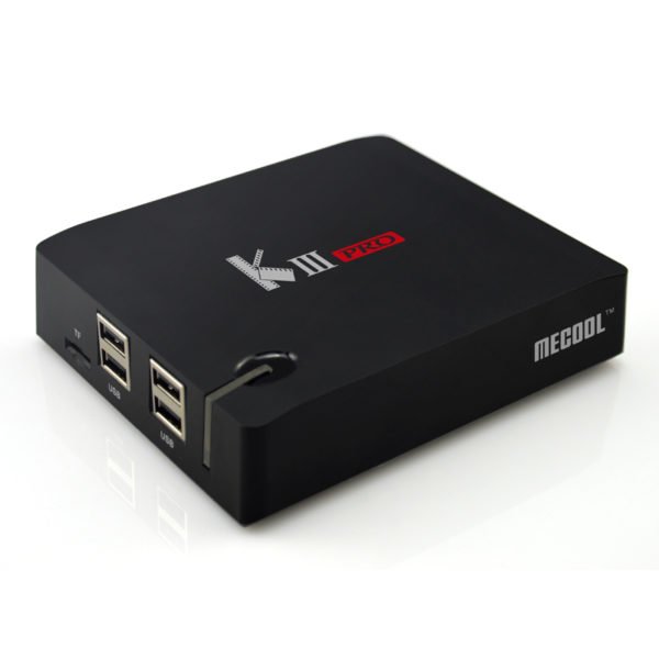 MECOOL KIII PRO Hybrid DVB TV Box - DVB-S2 DVB-T2 DVB-C, Android 7.1, 3GB RAM 16GB ROM, Amlogic S912 64 bit Octa core - EU Plug 2