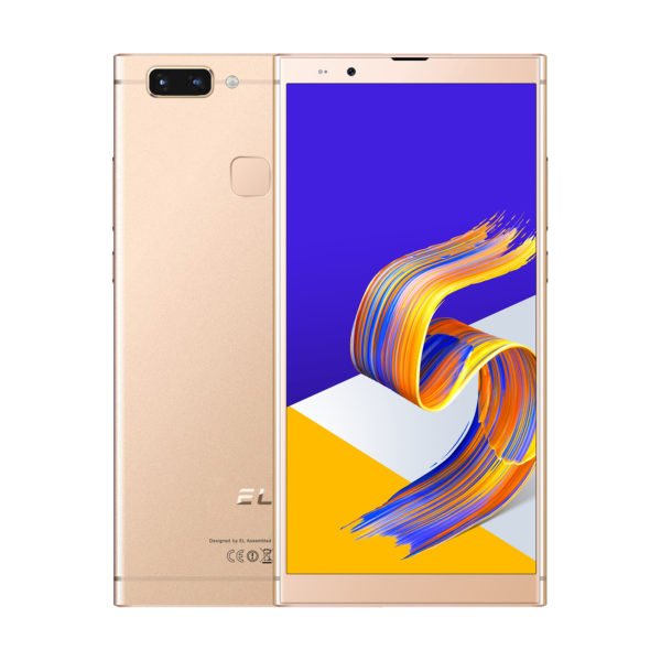 EL K20 Android 8.1 Mobile Phone 5.7" HD MTK6750 Octa Core 3GB RAM + 32GB ROM 13MP + 5MP 4G LTE Unlock Cell Phone Gold EU 2