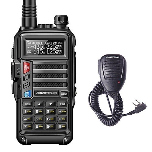 BAOFENG BF-UVS9 Handheld Low Battery Warning / PC Software Programmable / Voice Prompt 5KM-10KM 5KM-10KM 3800 mAh 8 W Walkie Talkie Two Way Radio 2