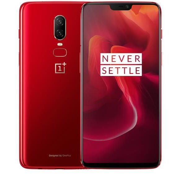 Oneplus 6 4G LTE Smartphone - 8GB RAM 128GB ROM, 6.28 inch, Snapdragon 845, Android 8.1 20MP 16MP NFC - Red, US PLUG 2