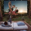120 Inch Projector Screen 169 HD Foldable Portable Anti-crease Projector Movies Screen for Home Theater 3